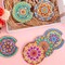 8 Pcs Diamond Art Car Coasters - 2.8 Inches Mandala Diamond Painting Coasters by BSRESIN, Small Diamond Painting Kits, DIY Crafts for Adults
